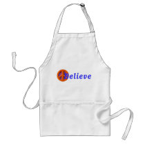 I BELIEVE in PEACE aprons