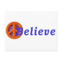 I BELIEVE in PEACE postcards by WEmustBELIEVE I BELIEVE in PEACE postcards
