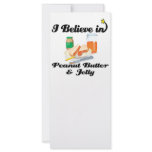 i believe in peanut butter and jelly rack card