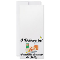 i believe in peanut butter and jelly custom rack card