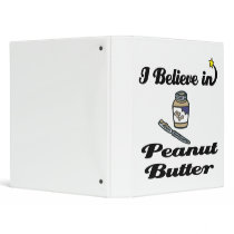 i believe in peanut butter vinyl binder