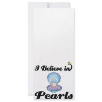 i believe in pearls rack card template
