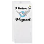 i believe in pegasi personalized rack card