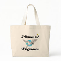 i believe in pegasus canvas bags