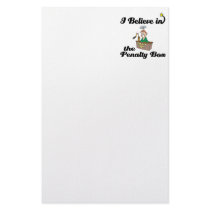 i believe in penalty box stationery design