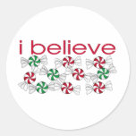 I believe in Peppermints Stickers