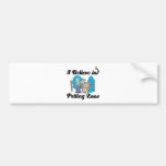 i believe in petting zoos bumper sticker