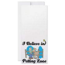 i believe in petting zoos custom rack card