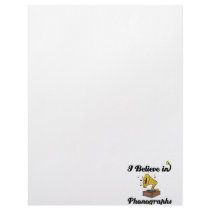 i believe in phonographs custom letterhead
