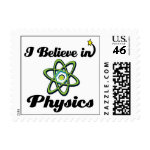 i believe in physics postage i believe in physics postage
