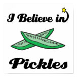 i believe in pickles poster