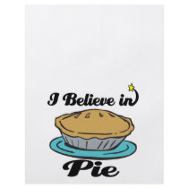 i believe in pie flyer design