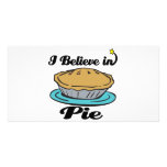 i believe in pie photo greeting card