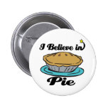 i believe in pie pinback button