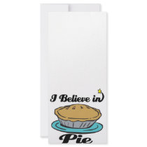 i believe in pie customized rack card