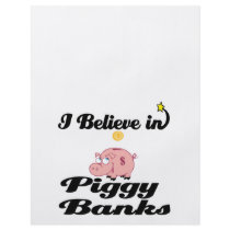 i believe in piggy banks custom flyer