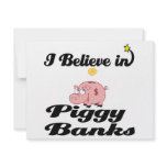 i believe in piggy banks personalized invitations