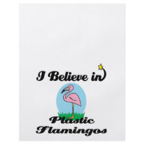 i believe in plastic flamingos flyer design