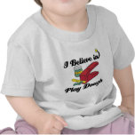 i believe in play dough t shirt