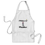 i believe in pleather apron