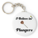 i believe in plungers key chains