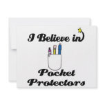 i believe in pocket protectors invites