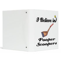 i believe in pooper scoopers binders