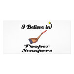 i believe in pooper scoopers photo card