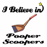 i believe in pooper scoopers photo sculpture