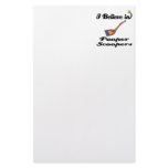 i believe in pooper scoopers stationery