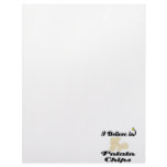 i believe in potato chips personalized letterhead