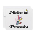 i believe in pranks custom invitations