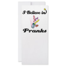 i believe in pranks custom rack cards