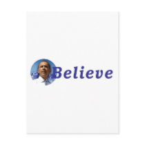 I BELIEVE in PRESIDENT OBAMA postcards