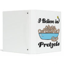 i believe in pretzels binders