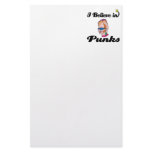 i believe in punks stationery paper