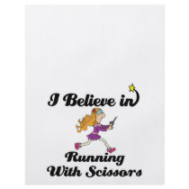 i believe in running with scissors girl flyer