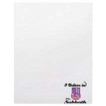 i believe in sabbath custom letterhead