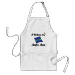 i believe in safe sex aprons