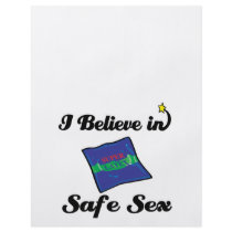 i believe in safe sex flyer