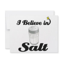 i believe in salt personalized announcement