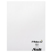 i believe in salt custom letterhead
