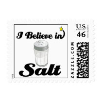 i believe in salt postage stamps