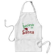 I Believe in Santa Aprons