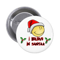 I believe in Santa Christmas Button buttons