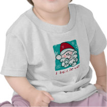I Believe in Santa Christmas TShirt by traci_designs I Believe in Santa Christmas TShirt