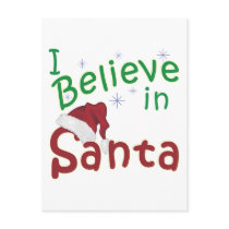I Believe in Santa Post Card