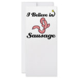 i believe in sausage rack card template