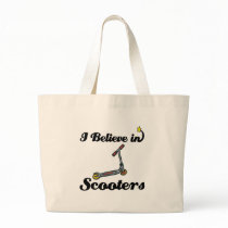 i believe in scooters tote bags