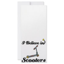 i believe in scooters rack card